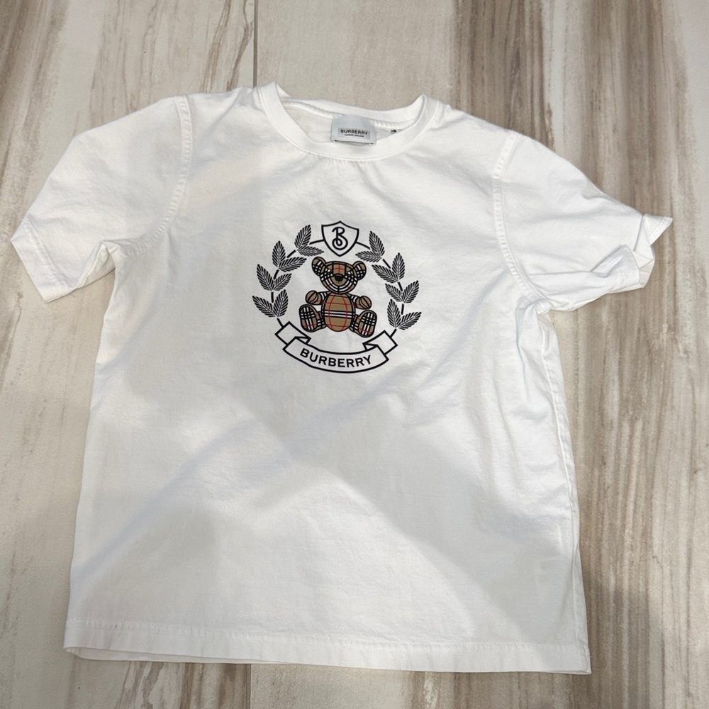 girls burberry tee